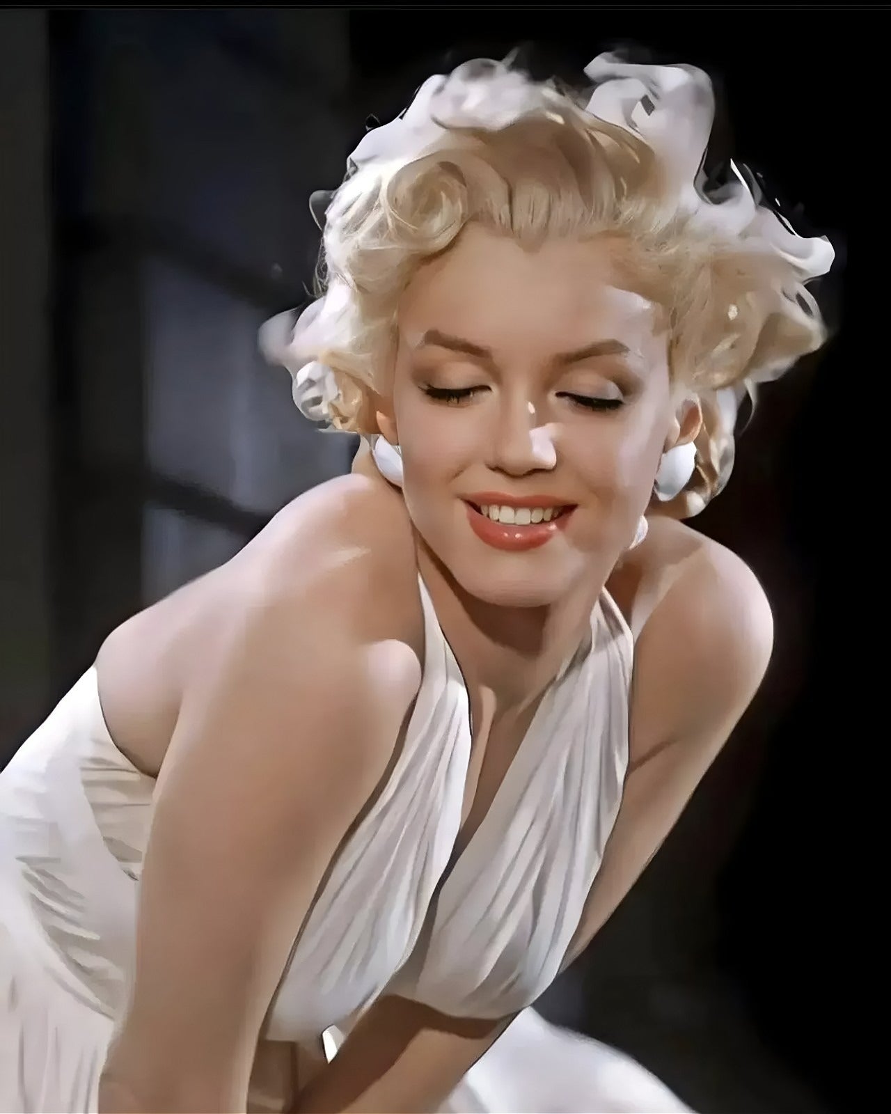 Marilyn Monroe celebrity canvas print inspired by classic Hollywood