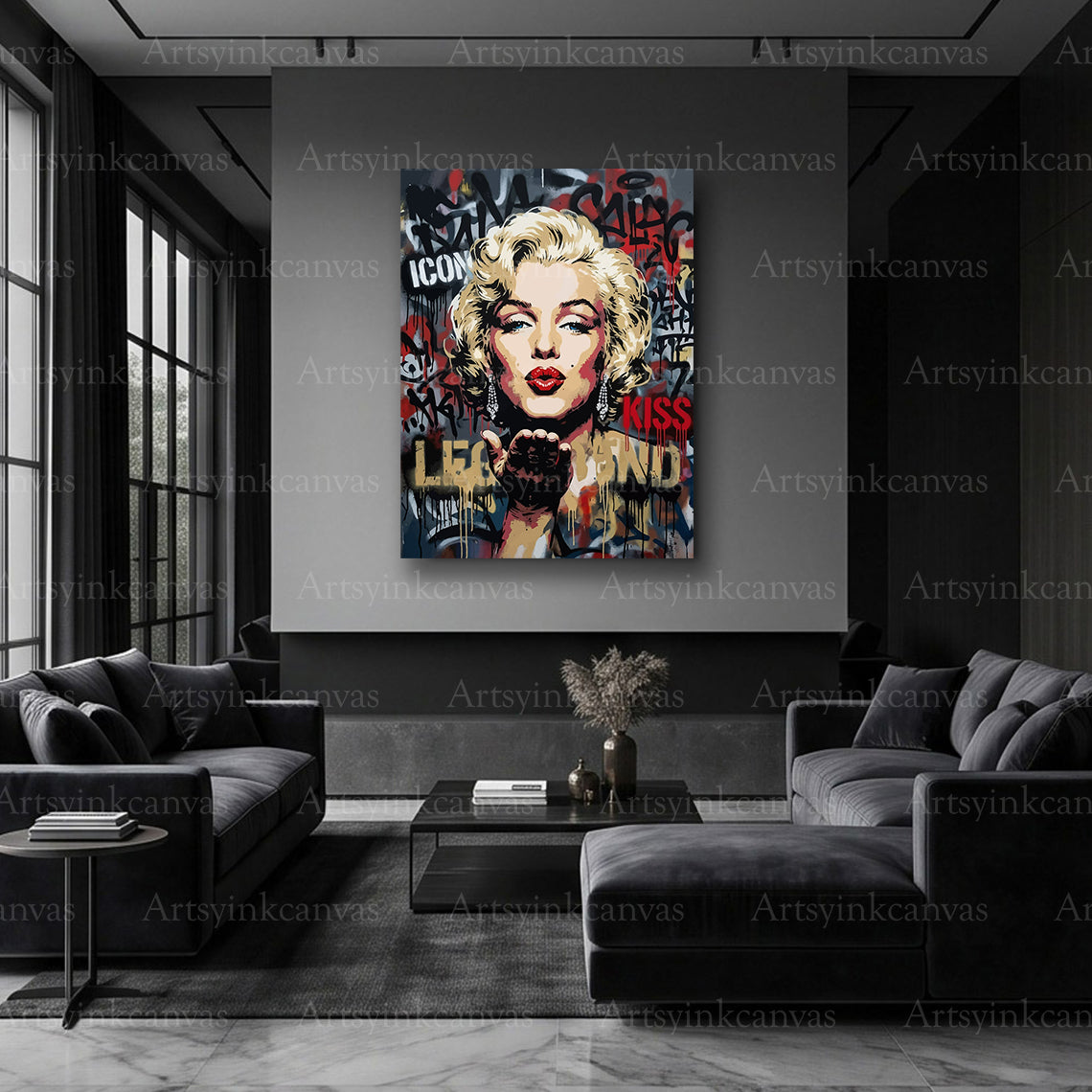 Marilyn Monroe iconic beauty artwork