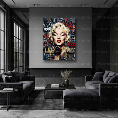 Marilyn Monroe iconic beauty artwork
