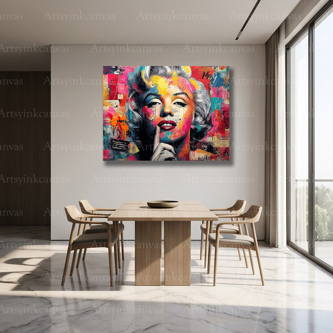 Marilyn Monroe classic Hollywood inspired wall decor