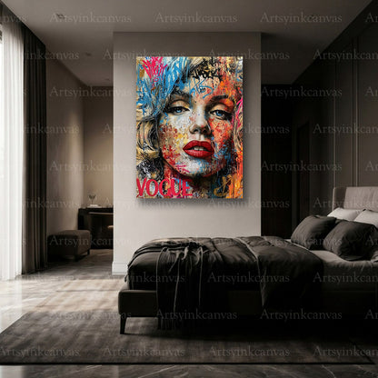 Premium Marilyn Monroe fashion wall art