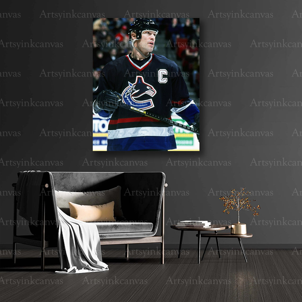 Mark Messier collector canvas art
