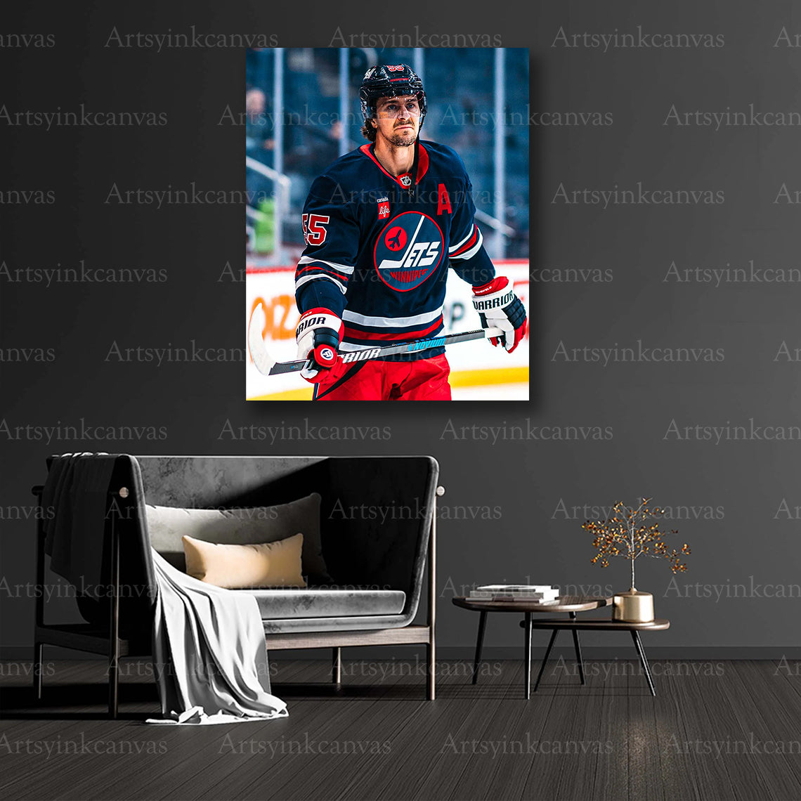 Winnipeg Jets collector canvas art
