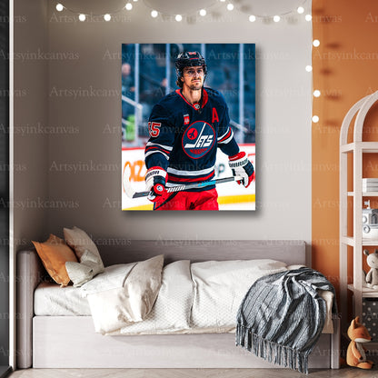 Premium Mark Scheifele hockey canvas print