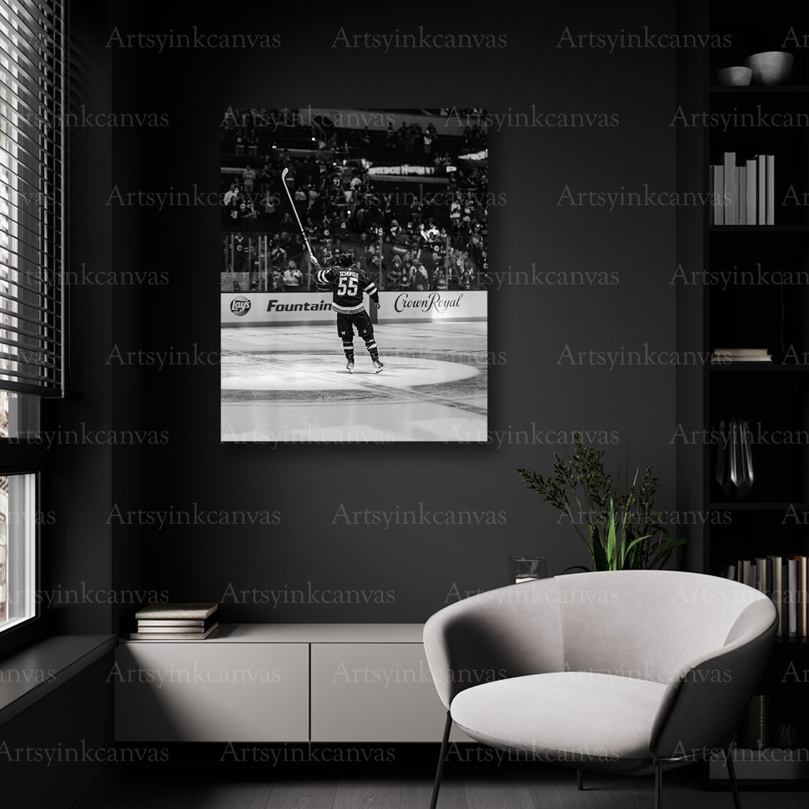 Mark Scheifele black and white wall decor