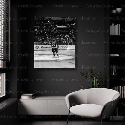 Mark Scheifele black and white wall decor