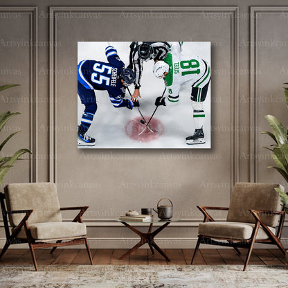Mark Scheifele Jets vs Stars collector canvas