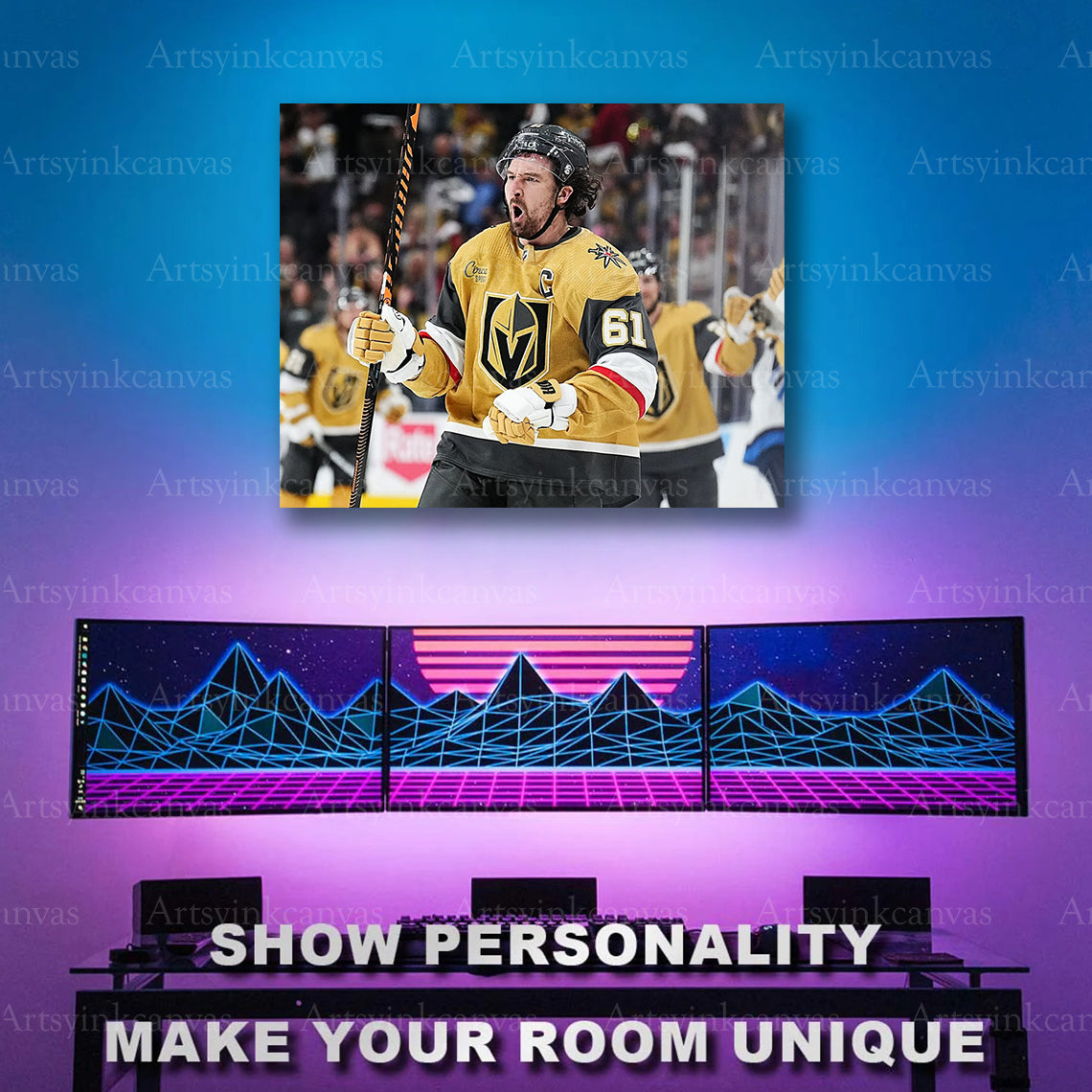Vegas Golden Knights Mark Stone artwork