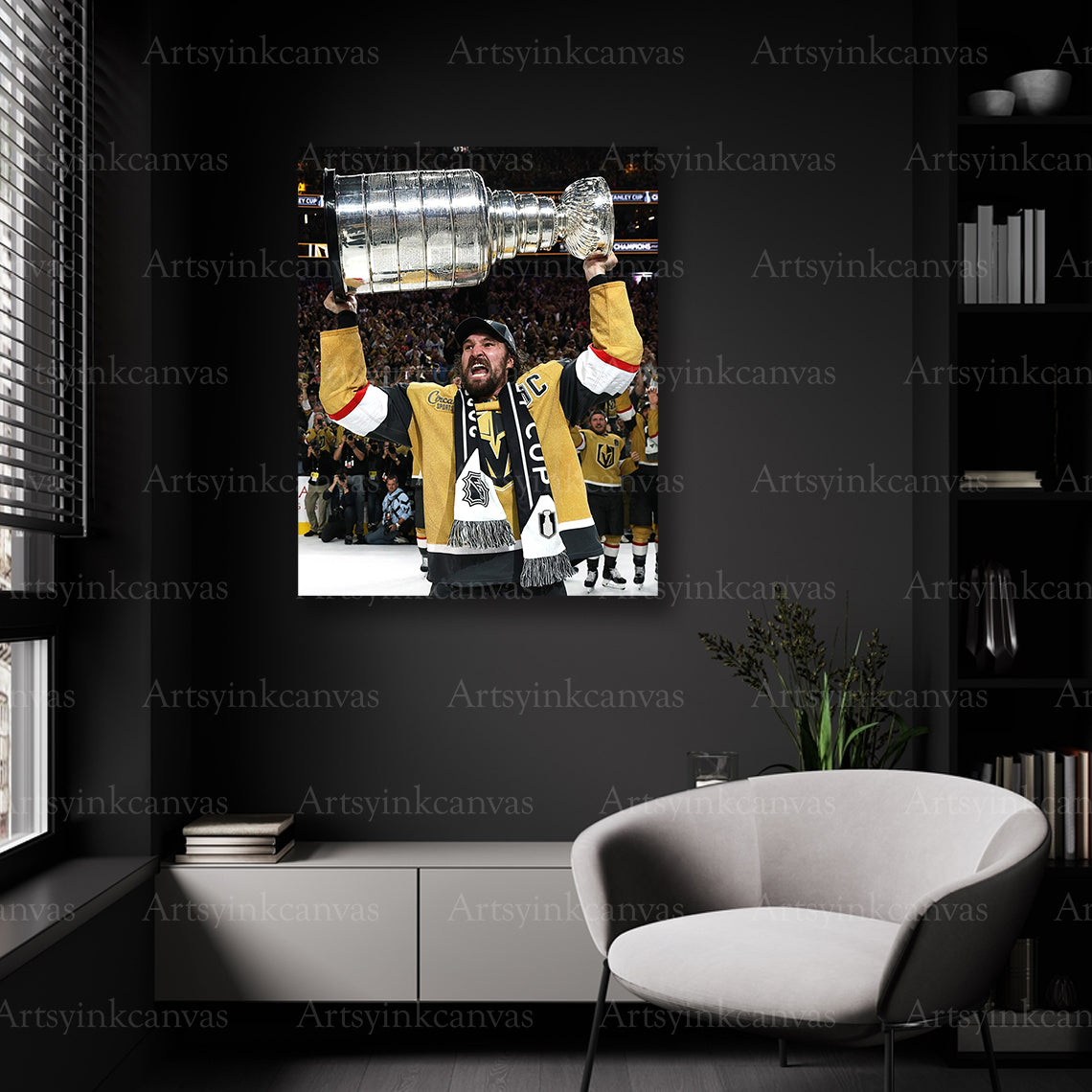 Vegas Golden Knights Stanley Cup wall decor