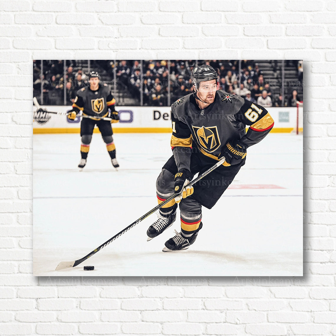 Mark Stone mid-game action canvas print