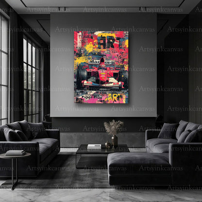 Marlboro F1 classic racing graffiti artwork