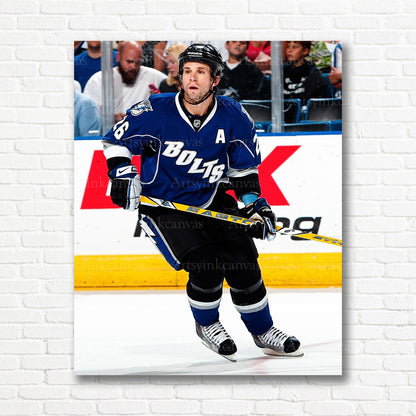 Martin St Louis NHL skating canvas print