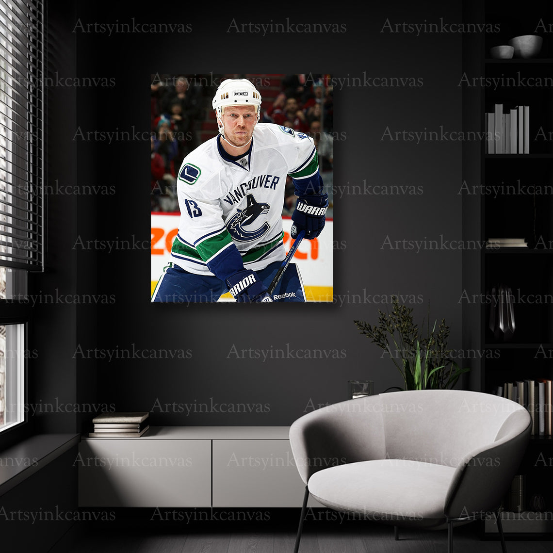Vancouver Canucks Mats Sundin wall decor