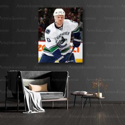 Mats Sundin collector hockey canvas art