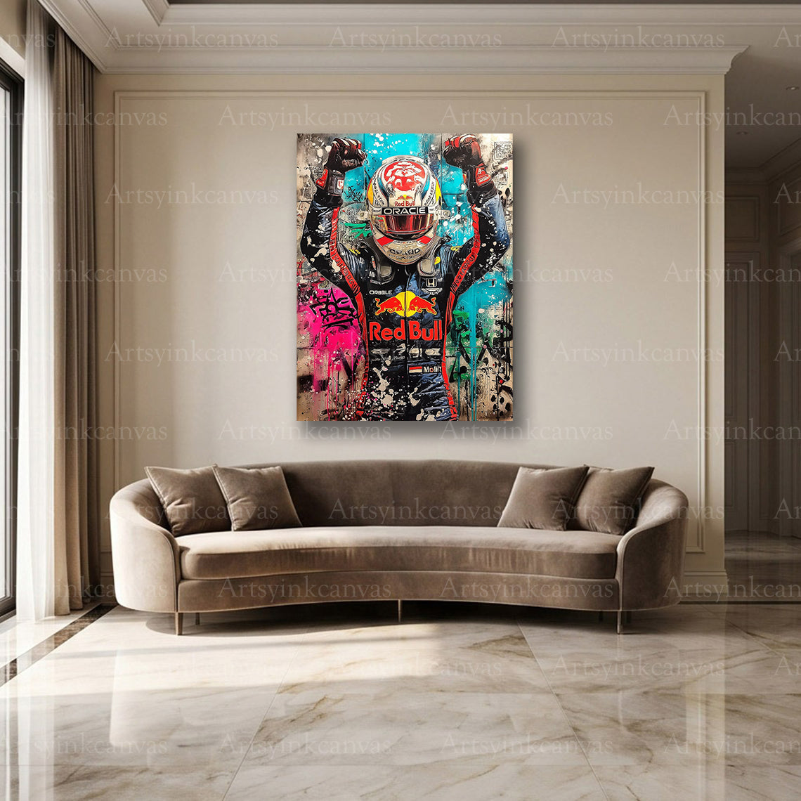 Max Verstappen Red Bull Racing wall decor