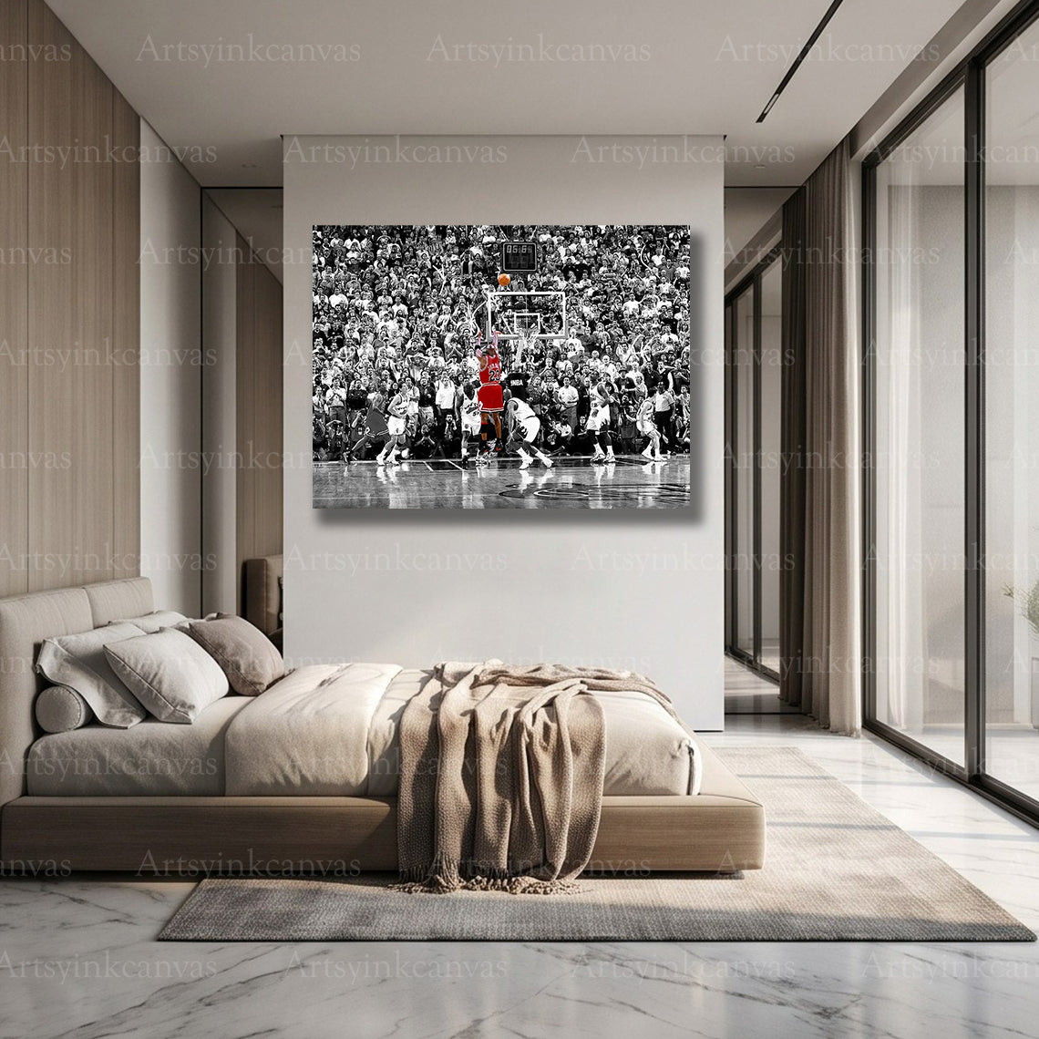 Premium Michael Jordan NBA canvas decor for USA interiors