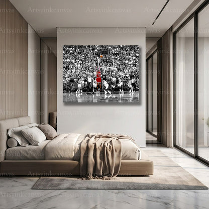 Premium Michael Jordan NBA canvas decor for USA interiors