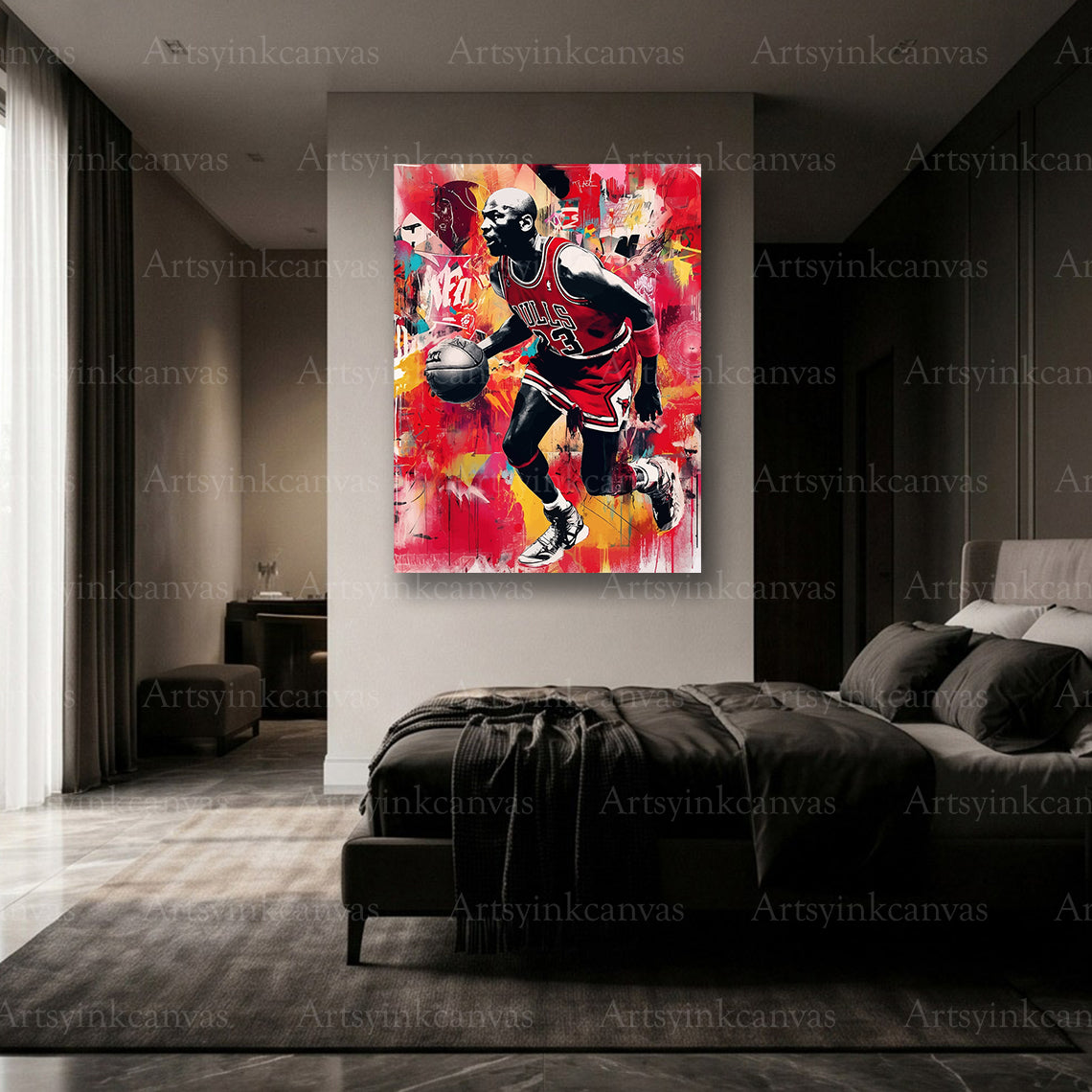 Premium Michael Jordan basketball wall art