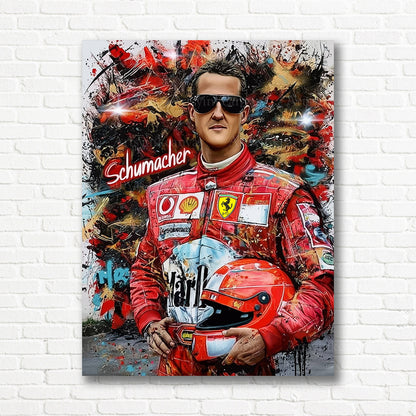 Michael Schumacher Formula 1 canvas print