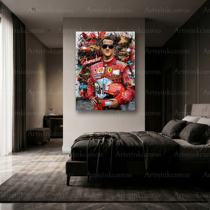 Premium Michael Schumacher F1 wall art