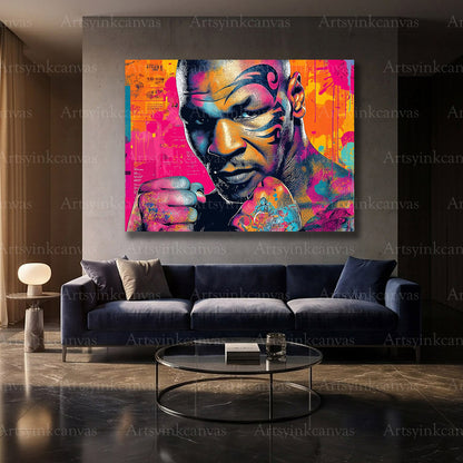 Mike Tyson Iron Mike urban wall decor