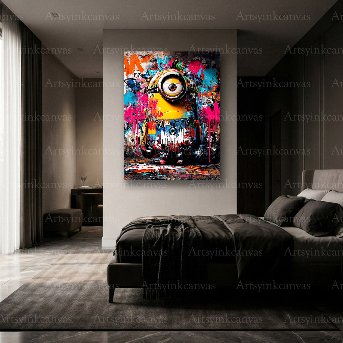 Premium Minion character wall art