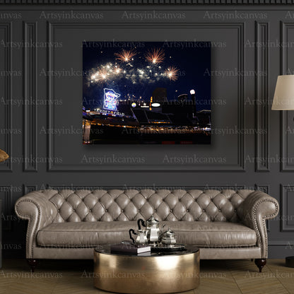 Premium Minnesota Twins stadium canvas wall art