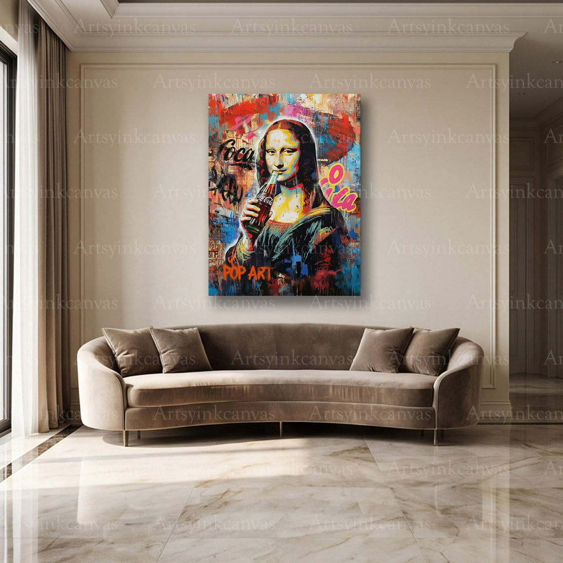 Mona Lisa vintage advertising wall decor