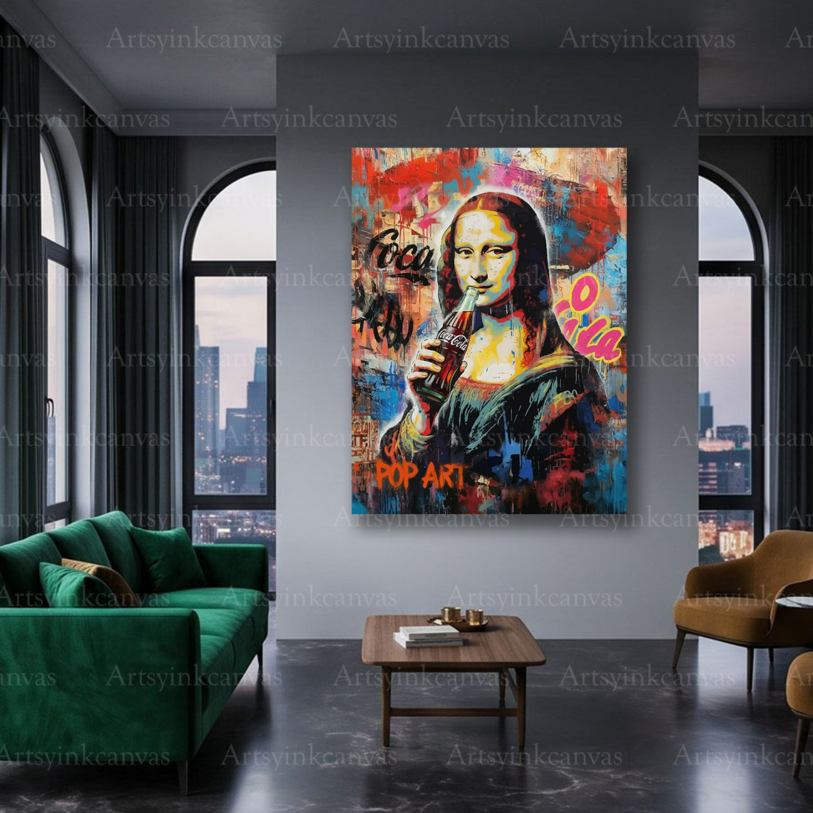 Mona Lisa modern fine art canvas