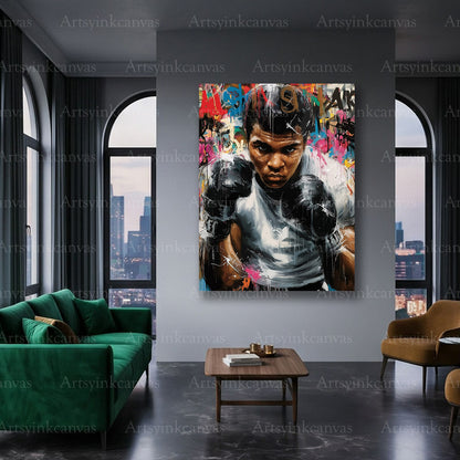 Muhammad Ali boxing legend canvas art