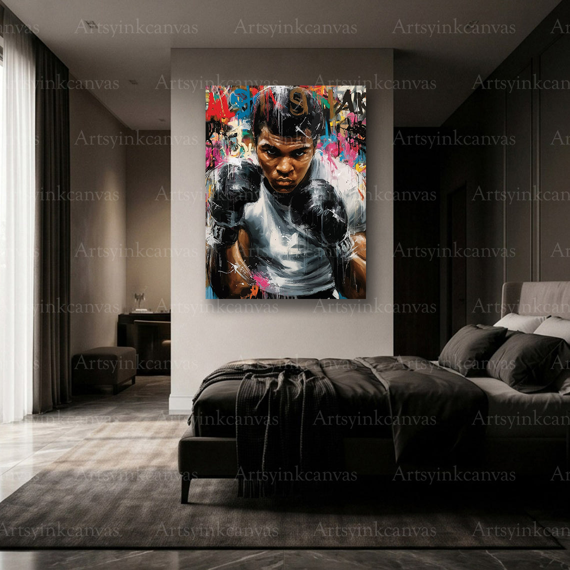Premium Muhammad Ali boxing wall art