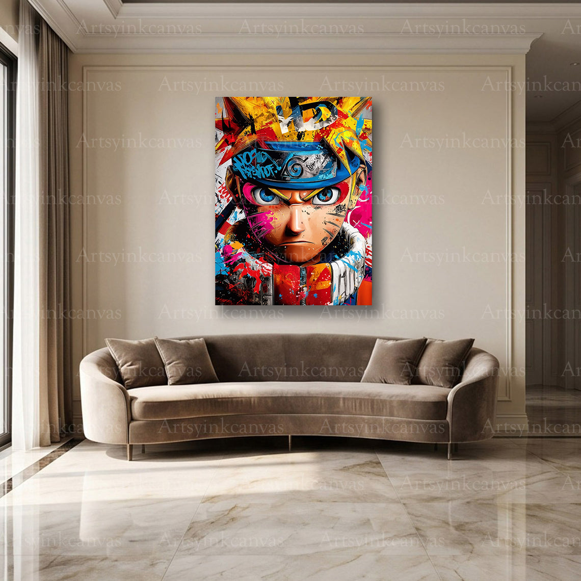 Naruto Uzumaki urban wall decor