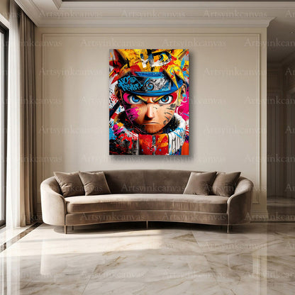 Naruto Uzumaki urban wall decor