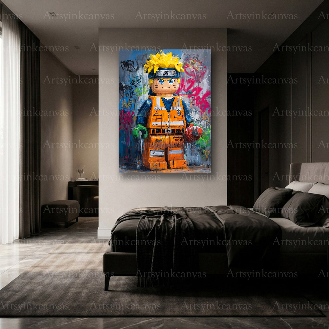 Premium Naruto The Reconstruction canvas artwork