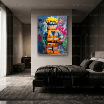 Premium Naruto The Reconstruction canvas artwork