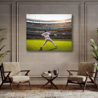 Nestor Cortes collector baseball canvas
