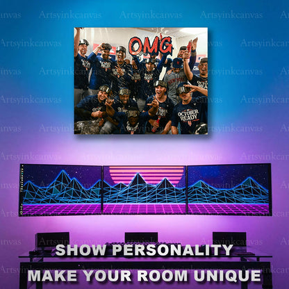 New York Mets team victory celebration artwork