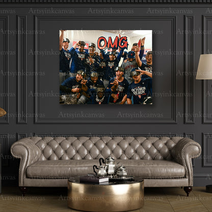 Premium Mets celebration canvas art