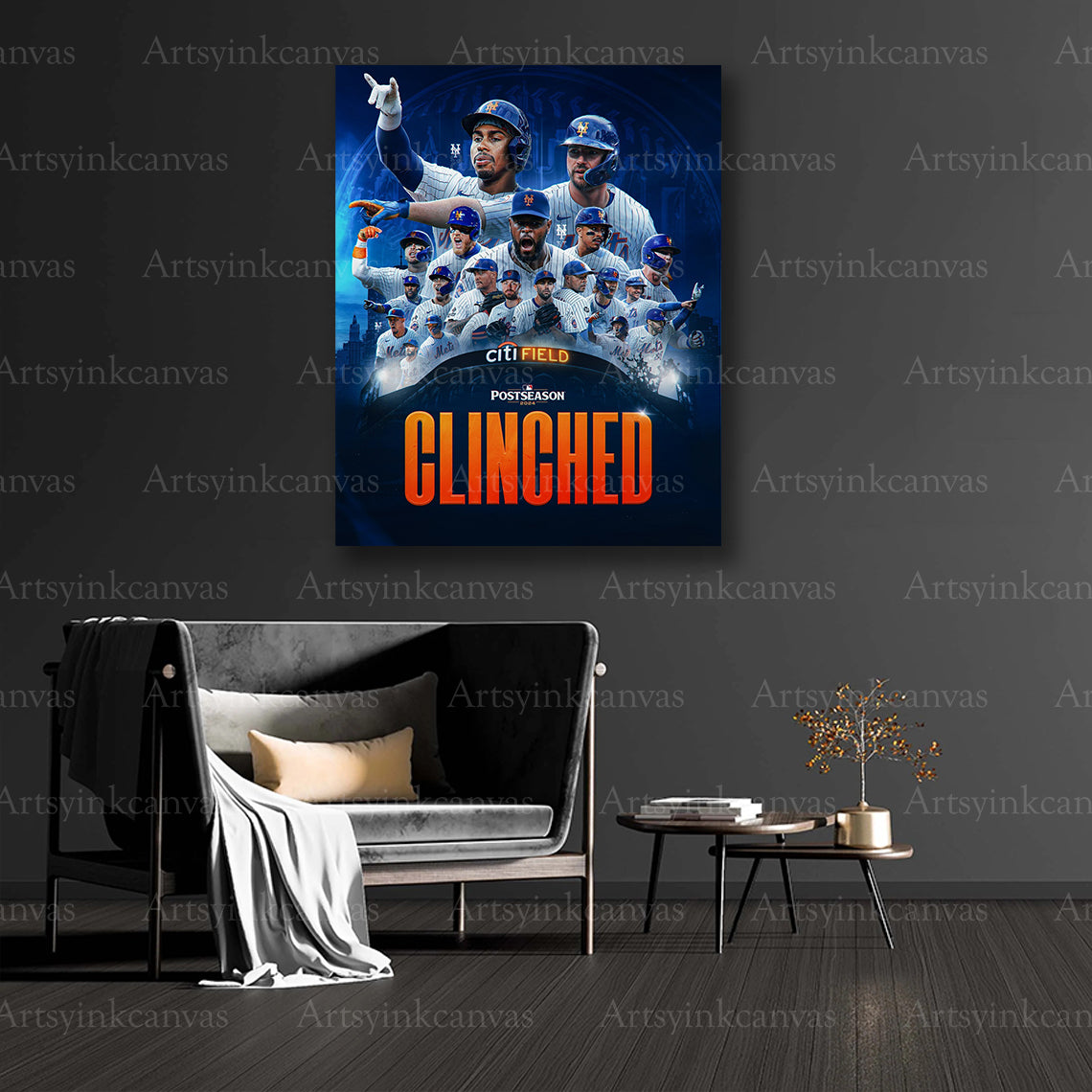 New York Mets playoff memories collector canvas