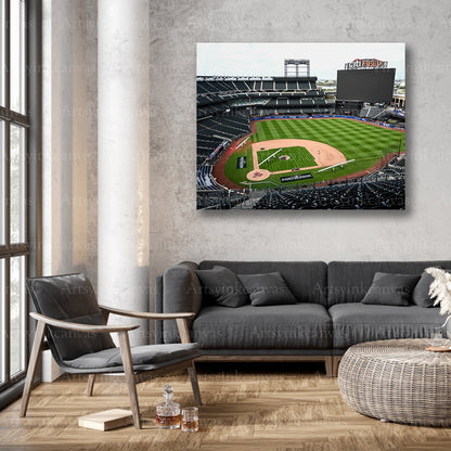 Mets postseason stadium wall decor