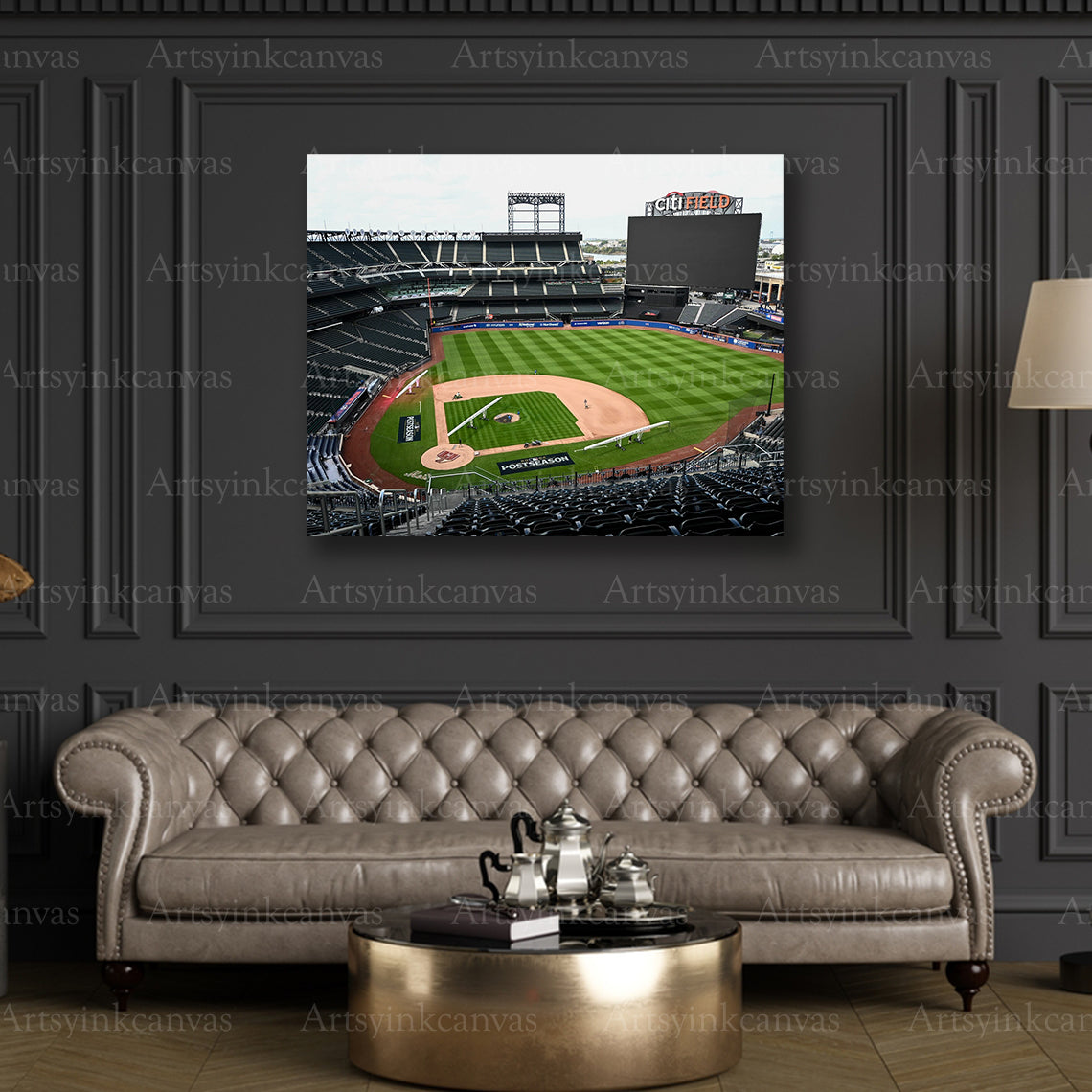 Premium New York Mets stadium canvas art