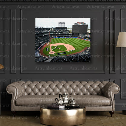 Premium New York Mets stadium canvas art
