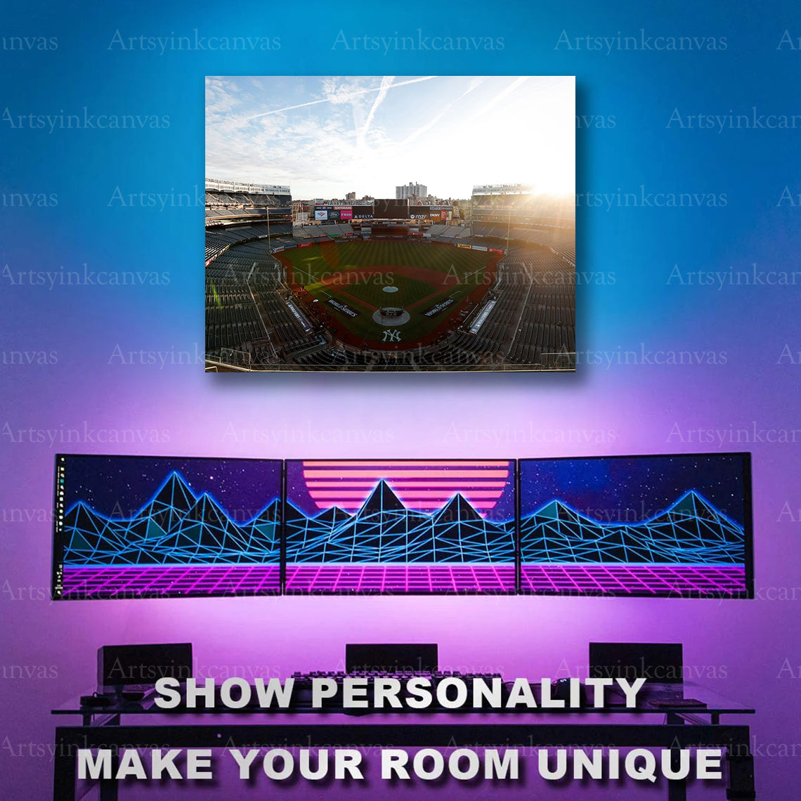 New York Yankees stadium championship artwork