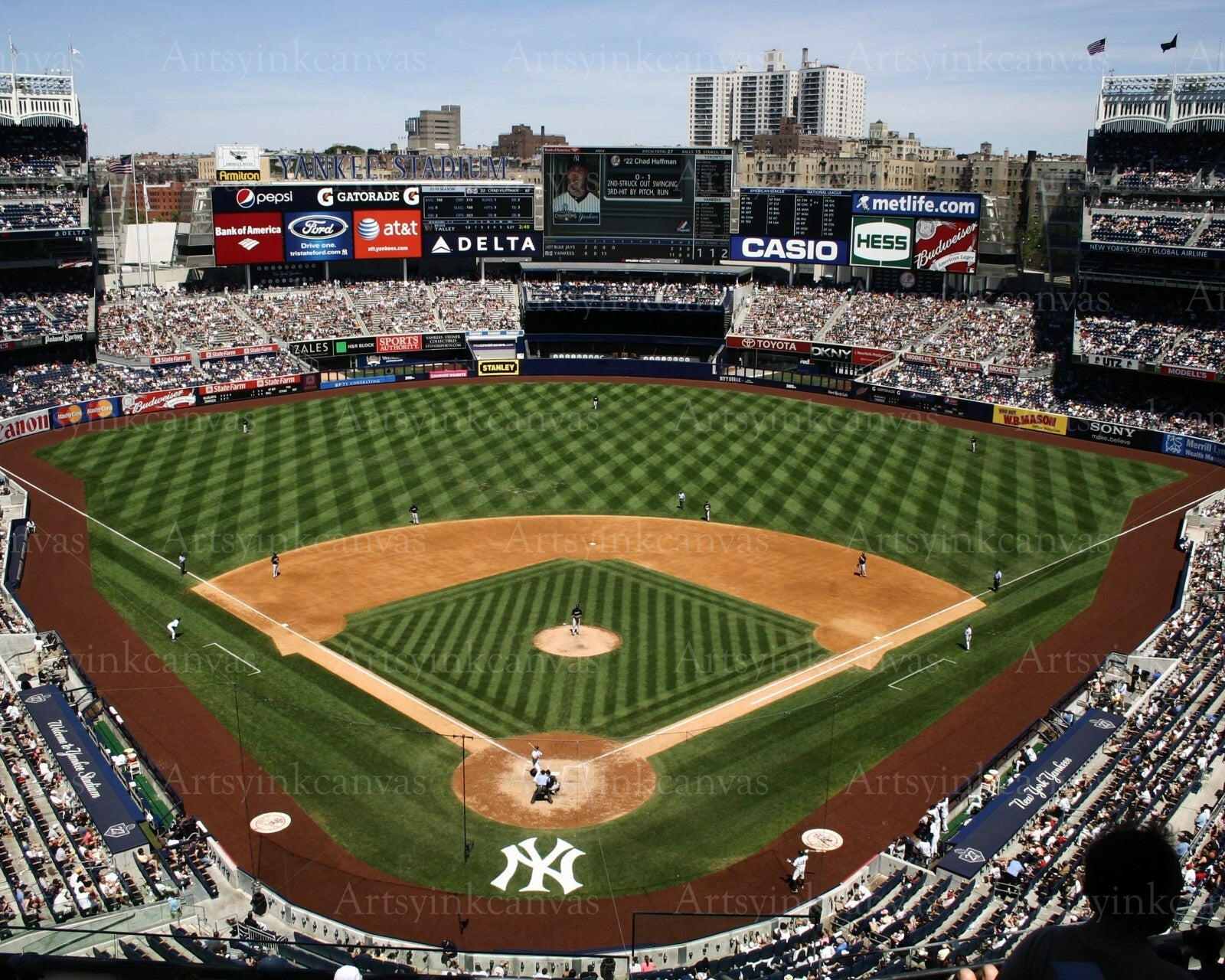 New York Yankees Stadium canvas wall art