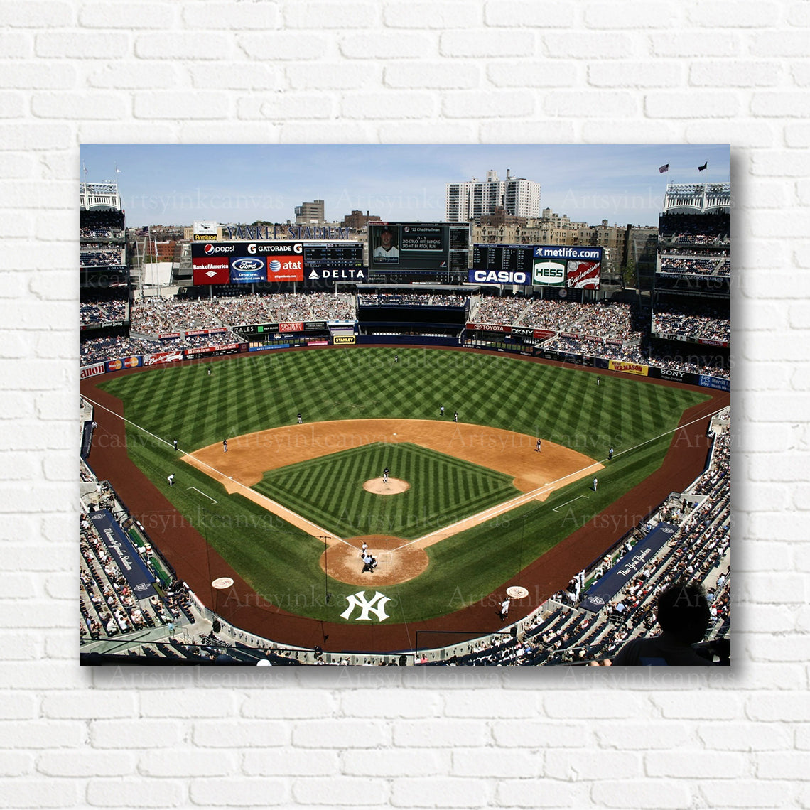 Yankee Stadium New York baseball canvas print