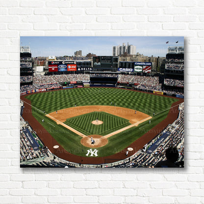 Yankee Stadium New York baseball canvas print