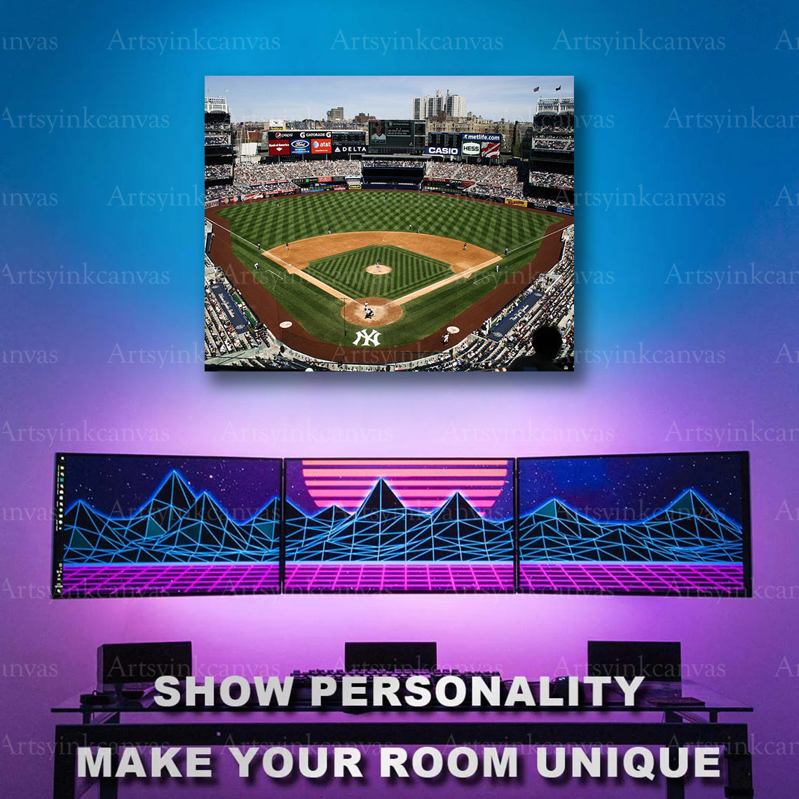 New York Yankees iconic stadium wall decor