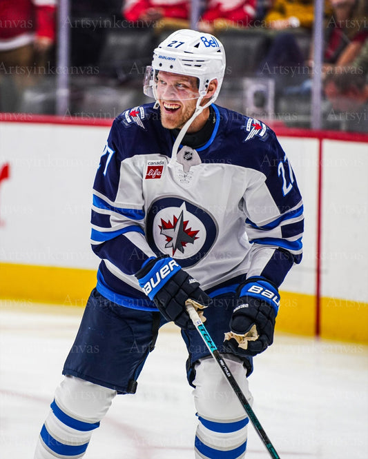 Nikolaj Ehlers Winnipeg Jets canvas wall art