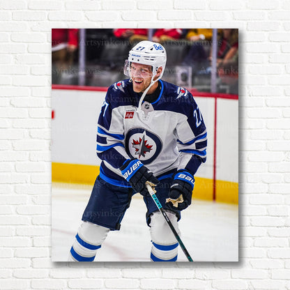 Nikolaj Ehlers NHL hockey canvas print