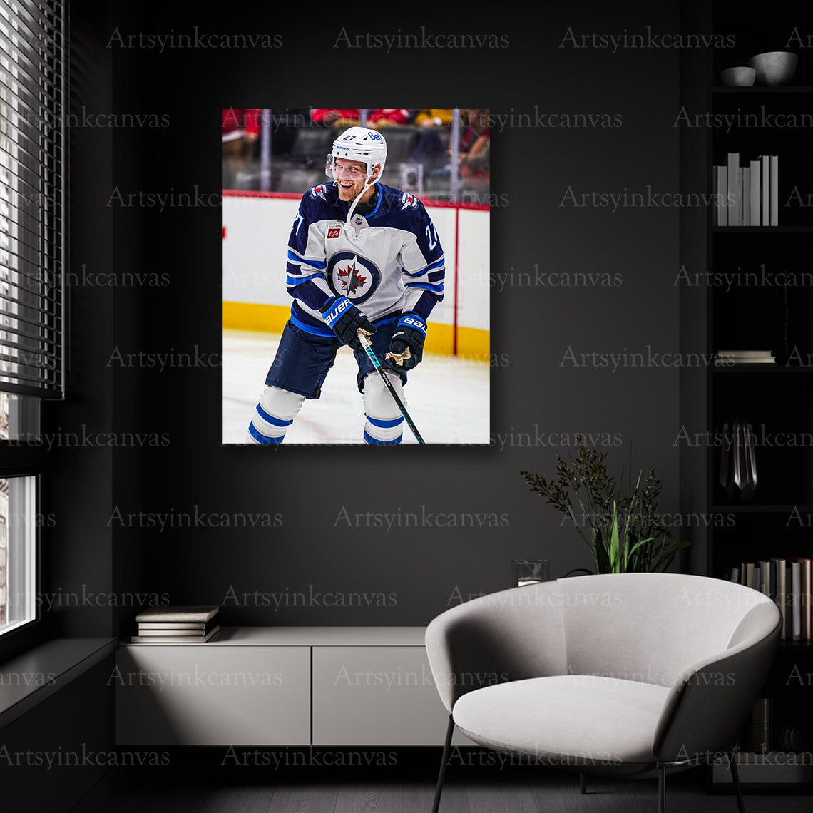 Nikolaj Ehlers hockey wall decor